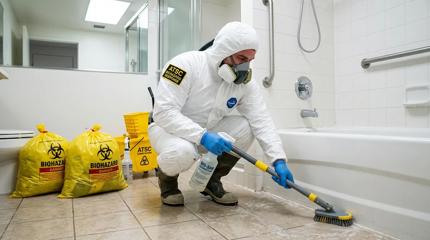 Decontamination equipment deployed for Blood Cleanup in Skokie